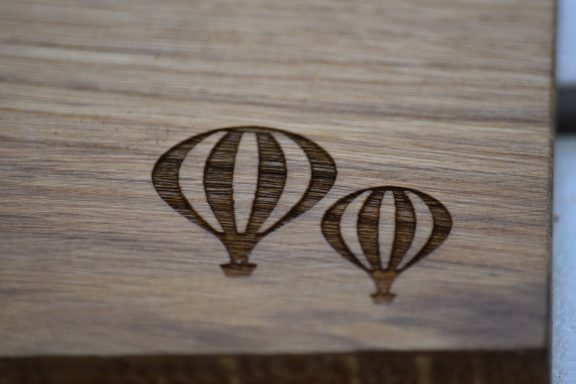 Gravure op eikenhout Gravure op eikenhout