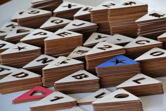 Vlagletters ook in kleur Vlagletters ook in kleur